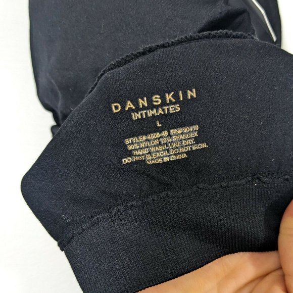 DANSKIN INTIMATES Black NWT Lace Back Sports Bra Size Large - Picture 6 of 6